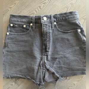 Madewell black Jean shorts